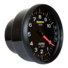 Load image into Gallery viewer, AutoMeter 8199-05702 GAUGE,TACH,5",10K RPM,CARBON FIBER,W/ PIT ROAD LIGHTS &amp; PEAK,NASCAR CAN