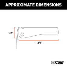 Load image into Gallery viewer, CURT 81999 Replacement Clevis Hook Safety Latch (Fits #81950)