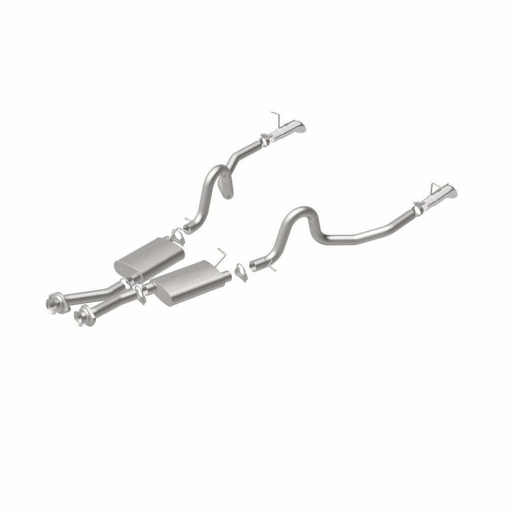 MagnaFlow Exhaust Products 15632 Street Series Polished Cat-Back System for Select Ford Mustang