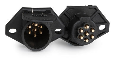 Grote 82-1046 Heavy Duty 7 Pole Sockets, Bullet Termination Socket, solid pin