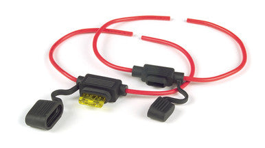 Grote 82-2208 Miniature Blade Fuse Holders, 14 Gauge, 20A, w/ Protective Cap