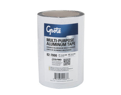Grote 82-7000 Aluminum Tape, Multi-Purpose Aluminum Tape, 6" x 50'
