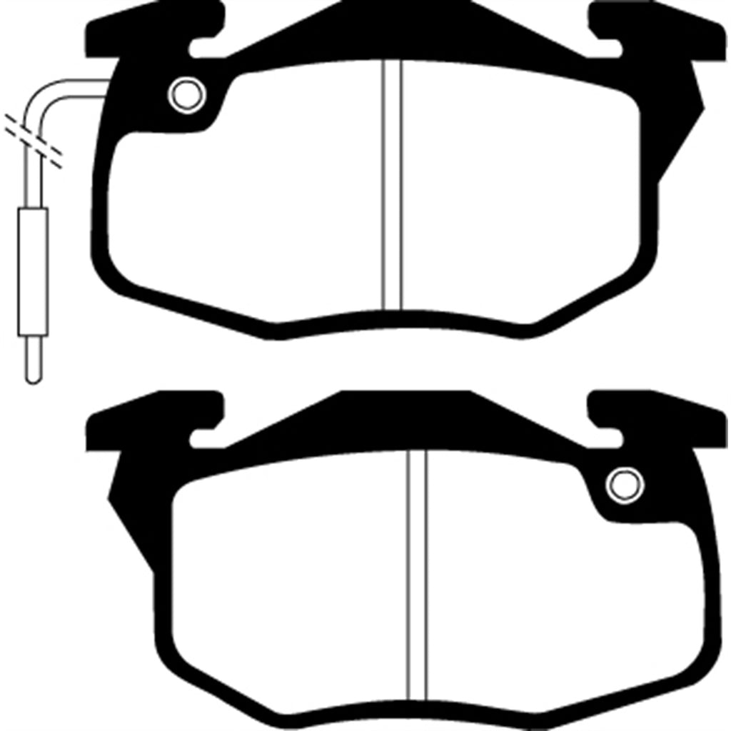 82-84-Renault-Fuego-1.6-(Bendix)-Greenstuff-Front-Brake-Pads