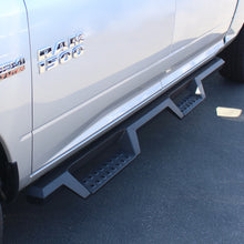 Load image into Gallery viewer, ~(82-Lbs.-89X12x12)~-Hdx-Drop-Nerf-Step-Bars-Textured-Black-Ram-1500-Crew-Cab-2009-2018-Ram-1500-Classic-Crew-Cab-2019-25003500-Crew-Cab-(Excl-Cab-Chassis-WDef-Tanks)-2010-2019
