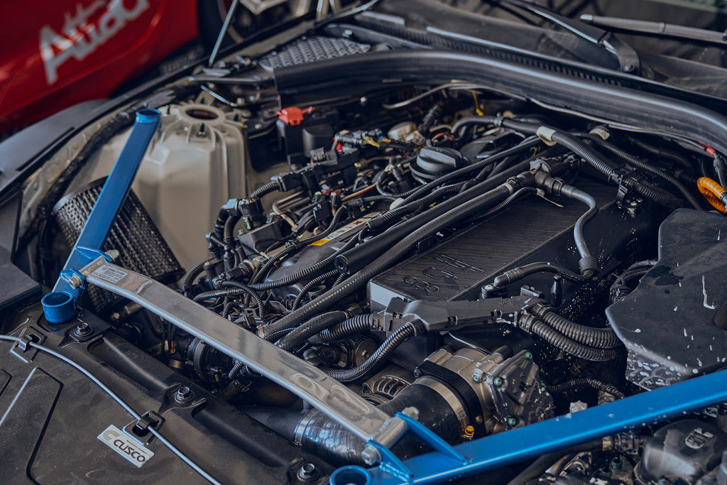CSF Cooling - Racing & High Performance Division 8200C A90 Supra / BMW B58 Charge-Air Cooler Manifold - Custom Finish for Select BMW 540i, BMW 540i xDrive, BMW 740i, BMW 740i xDrive, BMW 745e, BMW 745e xDrive, BMW 840i, BMW 840i Gran Coupe, BMW 840i