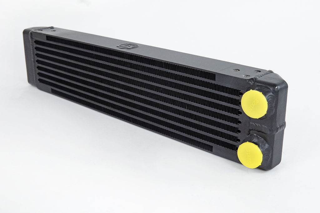 CSF Cooling - Racing & High Performance Division 8201 Universal Dual-Pass Oil Cooler / RS Porsche / M22 x 1.5 / 22L x 4.75H x 2.16W
