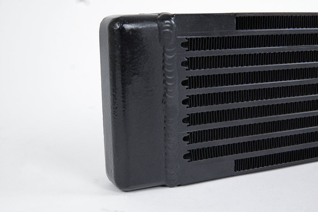CSF Cooling - Racing & High Performance Division 8201 Universal Dual-Pass Oil Cooler / RS Porsche / M22 x 1.5 / 22L x 4.75H x 2.16W