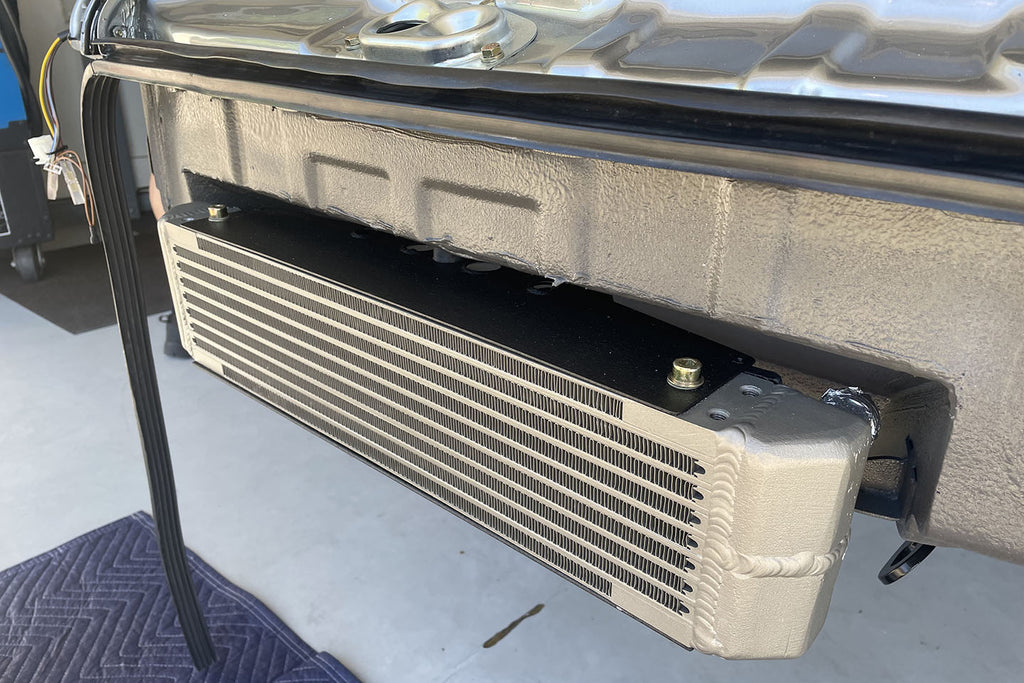 CSF Cooling - Racing & High Performance Division 8201 Universal Dual-Pass Oil Cooler / RS Porsche / M22 x 1.5 / 22L x 4.75H x 2.16W