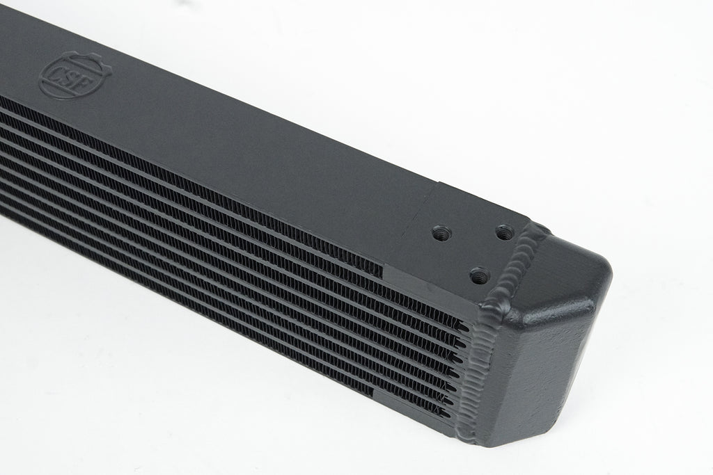 CSF Cooling - Racing & High Performance Division 8202 Universal Single-Pass Oil Cooler / RSR Porsche / M22 x 1.5 / 22L x 4.75H x 2.16W