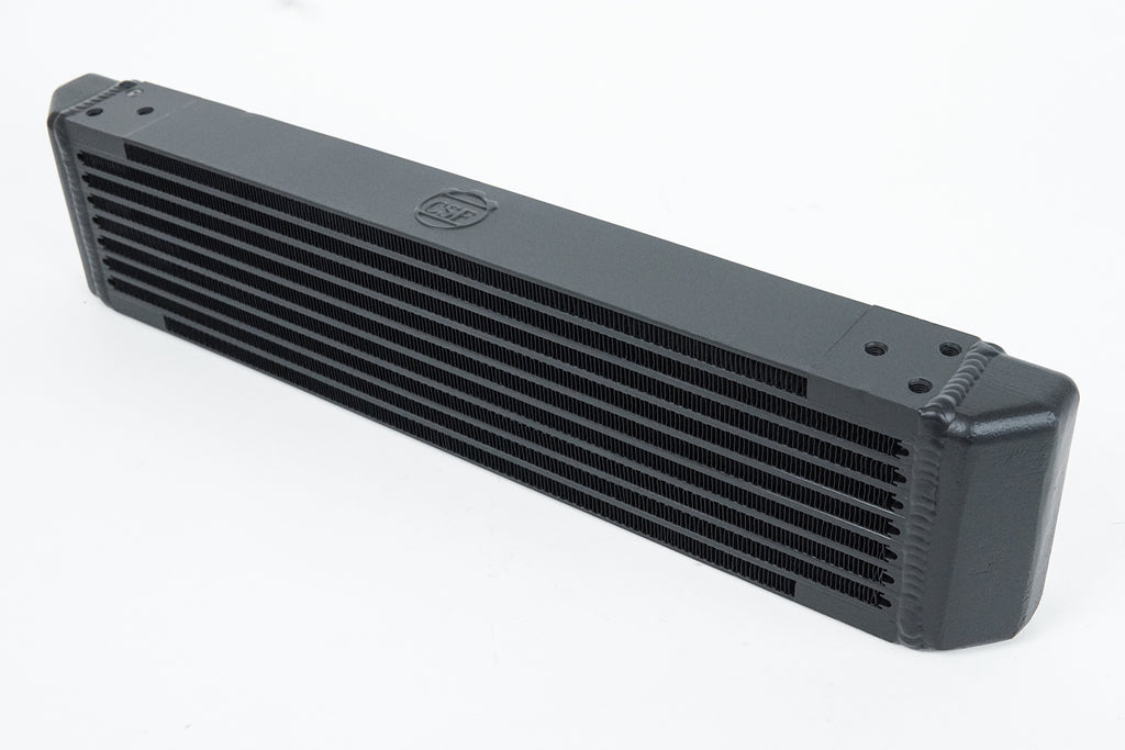CSF Cooling - Racing & High Performance Division 8202 Universal Single-Pass Oil Cooler / RSR Porsche / M22 x 1.5 / 22L x 4.75H x 2.16W