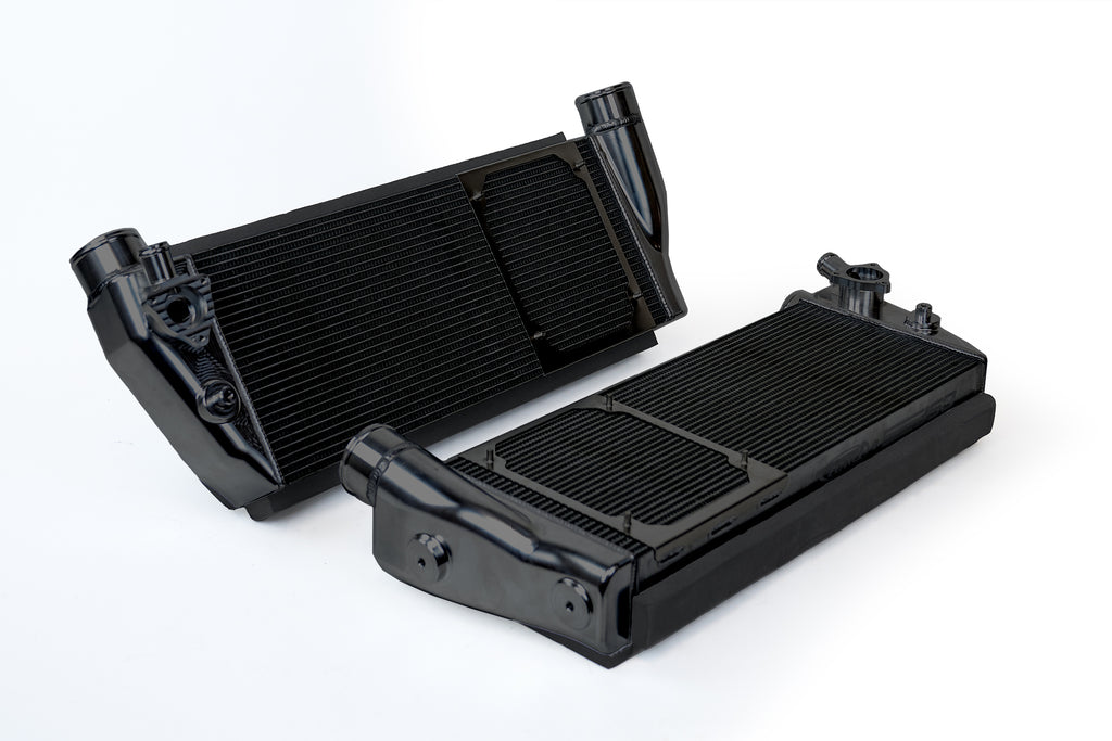 CSF Cooling - Racing & High Performance Division 8210B Ferrari 488 / Pista / F8 Twin Intercooler Set - Thermal Dispersion Black for Select Ferrari 488 GTB, Ferrari 488 Pista, Ferrari 488 Pista Spider, Ferrari 488 Spider, Ferrari F8 Spider, Ferrari F8