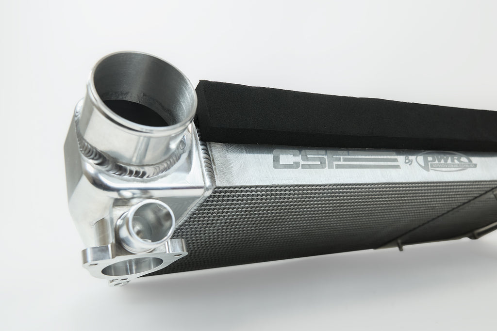 CSF Cooling - Racing & High Performance Division 8210 Ferrari 488 / Pista / F8 Twin Intercooler Set - Raw Billet for Select Ferrari 488 GTB, Ferrari 488 Pista, Ferrari 488 Pista Spider, Ferrari 488 Spider, Ferrari F8 Spider, Ferrari F8 Tributo