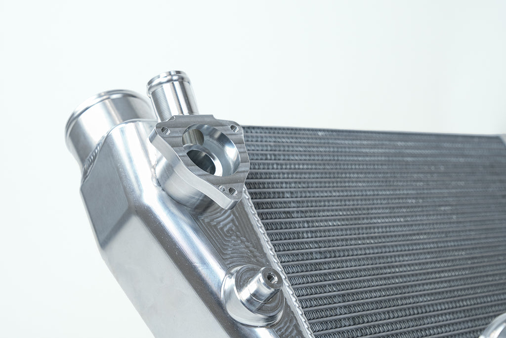 CSF Cooling - Racing & High Performance Division 8210 Ferrari 488 / Pista / F8 Twin Intercooler Set - Raw Billet for Select Ferrari 488 GTB, Ferrari 488 Pista, Ferrari 488 Pista Spider, Ferrari 488 Spider, Ferrari F8 Spider, Ferrari F8 Tributo