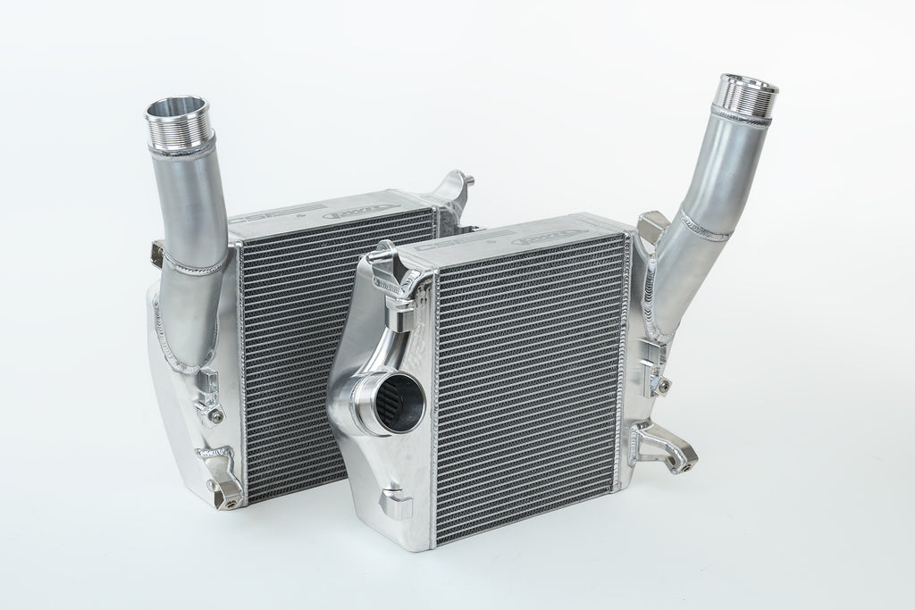 CSF Cooling - Racing & High Performance Division 8211R Lamborghini Urus / Audi RS Q8 Twin Intercooler Set - Raw Billet for Select Audi RS Q8, Lamborghini Urus, Porsche Cayenne
