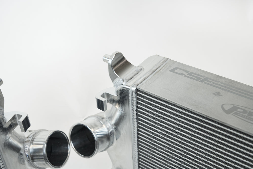 CSF Cooling - Racing & High Performance Division 8211R Lamborghini Urus / Audi RS Q8 Twin Intercooler Set - Raw Billet for Select Audi RS Q8, Lamborghini Urus, Porsche Cayenne