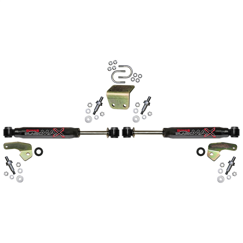 Skyjacker 8211 DUAL STAB KT;BLACK W/BLK BT for Select Chevrolet Silverado HD, Chevrolet Silverado HD, GMC Sierra HD, GMC Sierra HD
