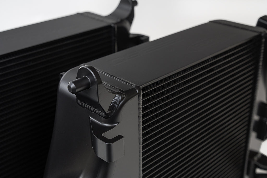 CSF Cooling - Racing & High Performance Division 8211 Lamborghini Urus / Audi RS Q8 Twin Intercooler Set - Thermal Dispersion Black for Select Audi RS Q8, Lamborghini Urus, Porsche Cayenne