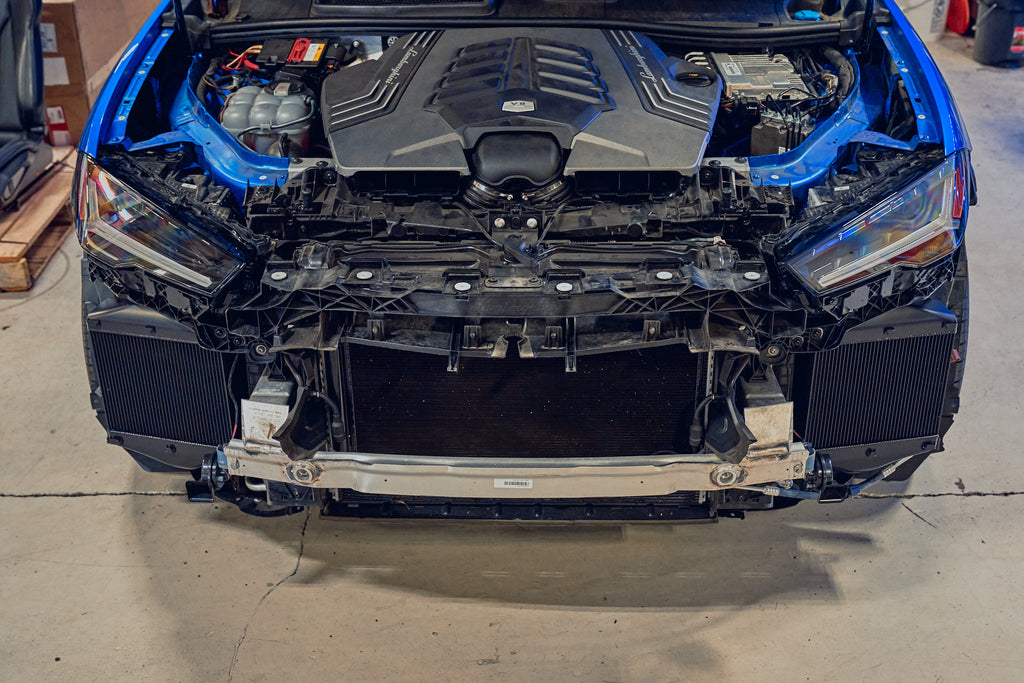 CSF Cooling - Racing & High Performance Division 8211 Lamborghini Urus / Audi RS Q8 Twin Intercooler Set - Thermal Dispersion Black for Select Audi RS Q8, Lamborghini Urus, Porsche Cayenne