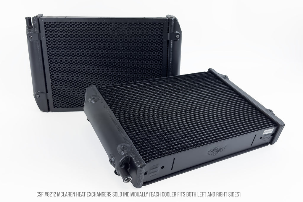 CSF Cooling - Racing & High Performance Division 8212 McLaren 720S / 750S / GT / GTS / 650S / 570 Turbocharger Heat Exchanger for Select McLaren 570GT, McLaren 570S, McLaren 600LT, McLaren 650S, McLaren 675LT, McLaren 720S, McLaren 750S, McLaren 765LT,