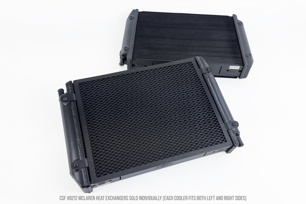CSF Cooling - Racing & High Performance Division 8212 McLaren 720S / 750S / GT / GTS / 650S / 570 Turbocharger Heat Exchanger for Select McLaren 570GT, McLaren 570S, McLaren 600LT, McLaren 650S, McLaren 675LT, McLaren 720S, McLaren 750S, McLaren 765LT,