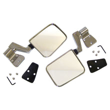 Load image into Gallery viewer, Crown Automotive Jeep Replacement 82200834CK Manual Folding Mirror Kit for 1987-2006 Jeep YJ, TJ Wrangler, Chrome for Select Jeep TJ, Jeep Wrangler