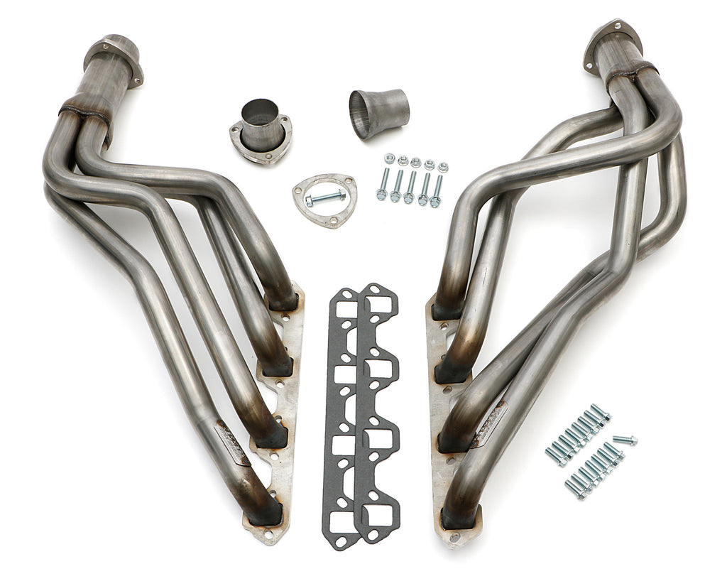 Hedman Hedders 82300 Stainless Long Headers For '64-73 Mustang/Cougar & Others with Factory 260-351W for Select Ford Fairlane, Ford Falcon, Ford Maverick, Ford Mustang, Ford Ranchero, Ford Torino, Mercury Comet, Mercury Cougar, Mercury Cyclone, Mercury
