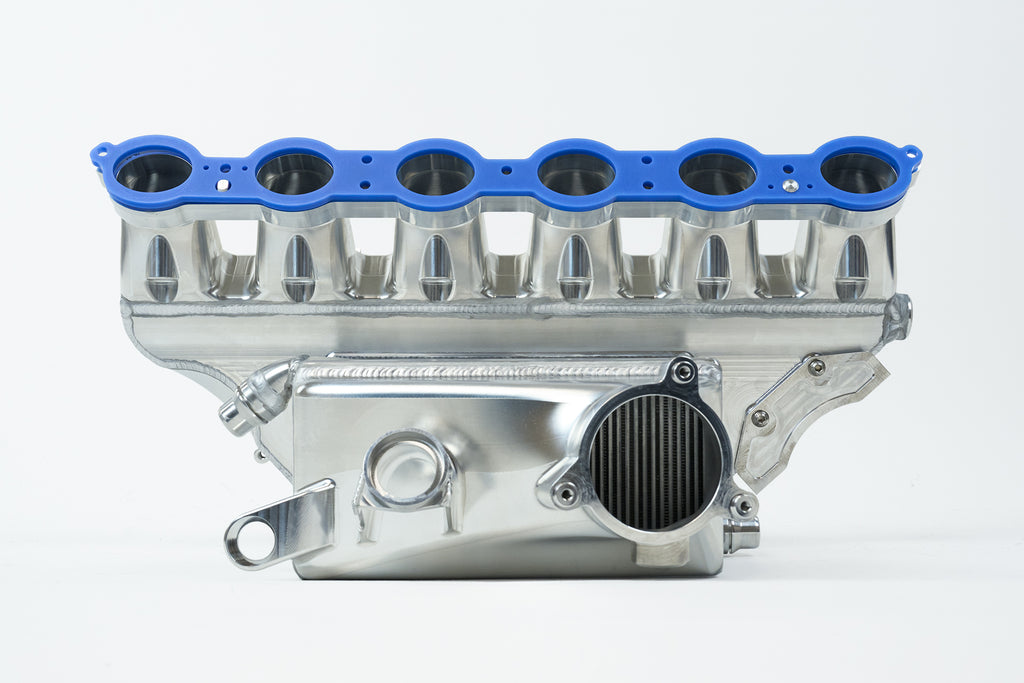 CSF Cooling - Racing & High Performance Division 8233 BMW S58 "Level-Up" Charge Air Cooler Manifold - Raw Billet for Select BMW M2, BMW M3, BMW M4, BMW X3, BMW X4