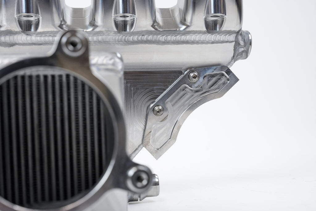 CSF Cooling - Racing & High Performance Division 8233 BMW S58 "Level-Up" Charge Air Cooler Manifold - Raw Billet for Select BMW M2, BMW M3, BMW M4, BMW X3, BMW X4