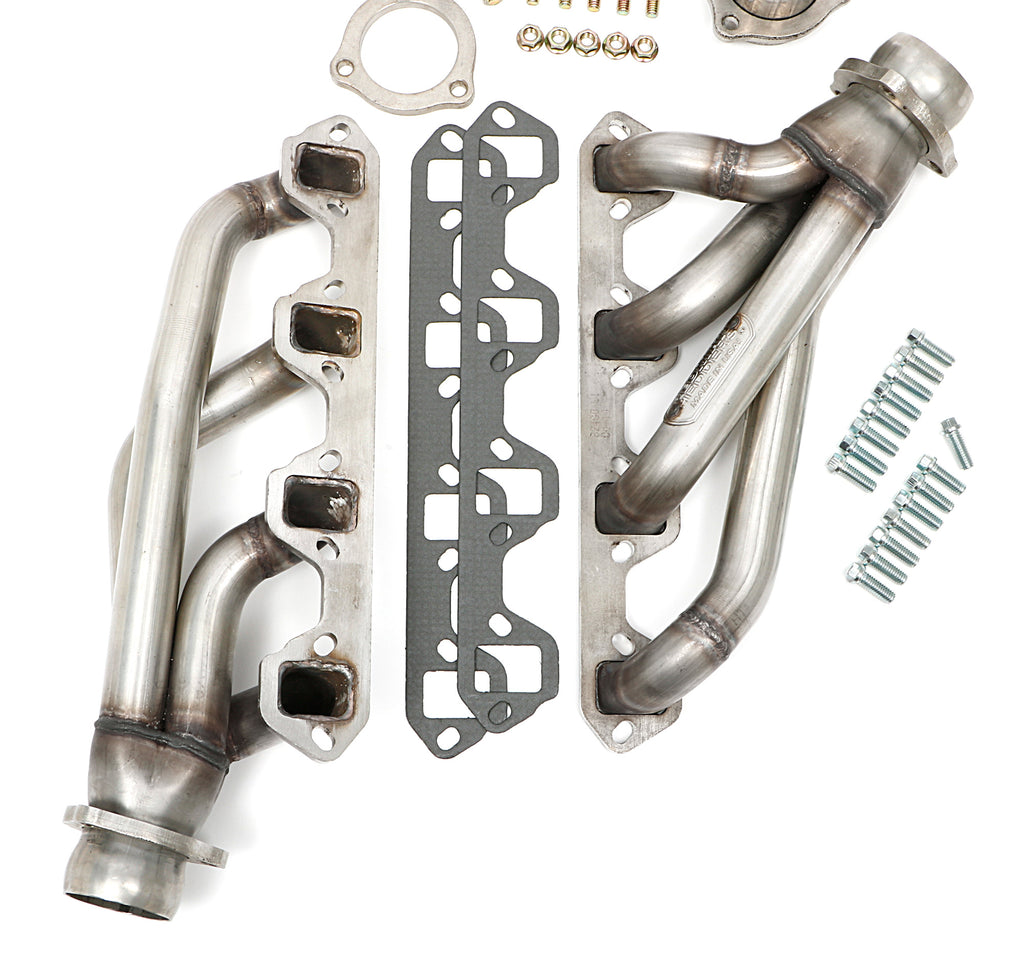 Hedman Hedders 82400 Stainless Mid-Length Headers For '64-73 Mustang/Cougar & Others w/260-302 for Select Ford Fairlane, Ford Falcon, Ford Maverick, Ford Mustang, Mercury Comet, Mercury Cougar