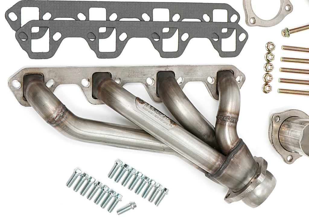 Hedman Hedders 82400 Stainless Mid-Length Headers For '64-73 Mustang/Cougar & Others w/260-302 for Select Ford Fairlane, Ford Falcon, Ford Maverick, Ford Mustang, Mercury Comet, Mercury Cougar