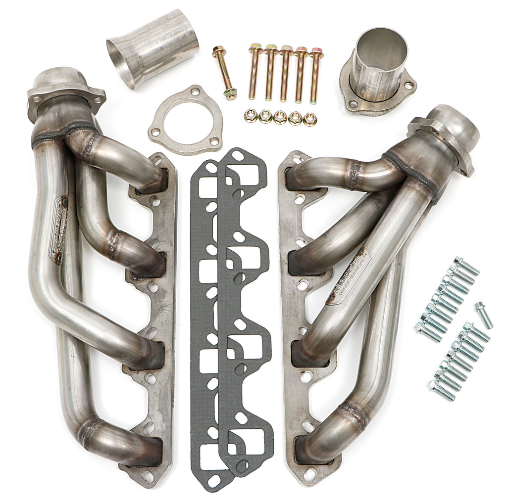 Hedman Hedders 82400 Stainless Mid-Length Headers For '64-73 Mustang/Cougar & Others w/260-302 for Select Ford Fairlane, Ford Falcon, Ford Maverick, Ford Mustang, Mercury Comet, Mercury Cougar
