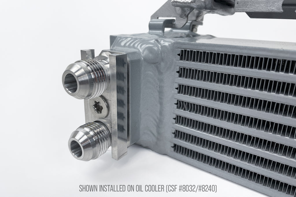 CSF Cooling - Racing & High Performance Division 8241 BMW S54 Swap E36 Oil Cooler -10 AN Fitting Adapter for Select BMW 323i, BMW 323is, BMW 325i, BMW 325is, BMW 328i, BMW 328is, BMW M3, BMW Z3