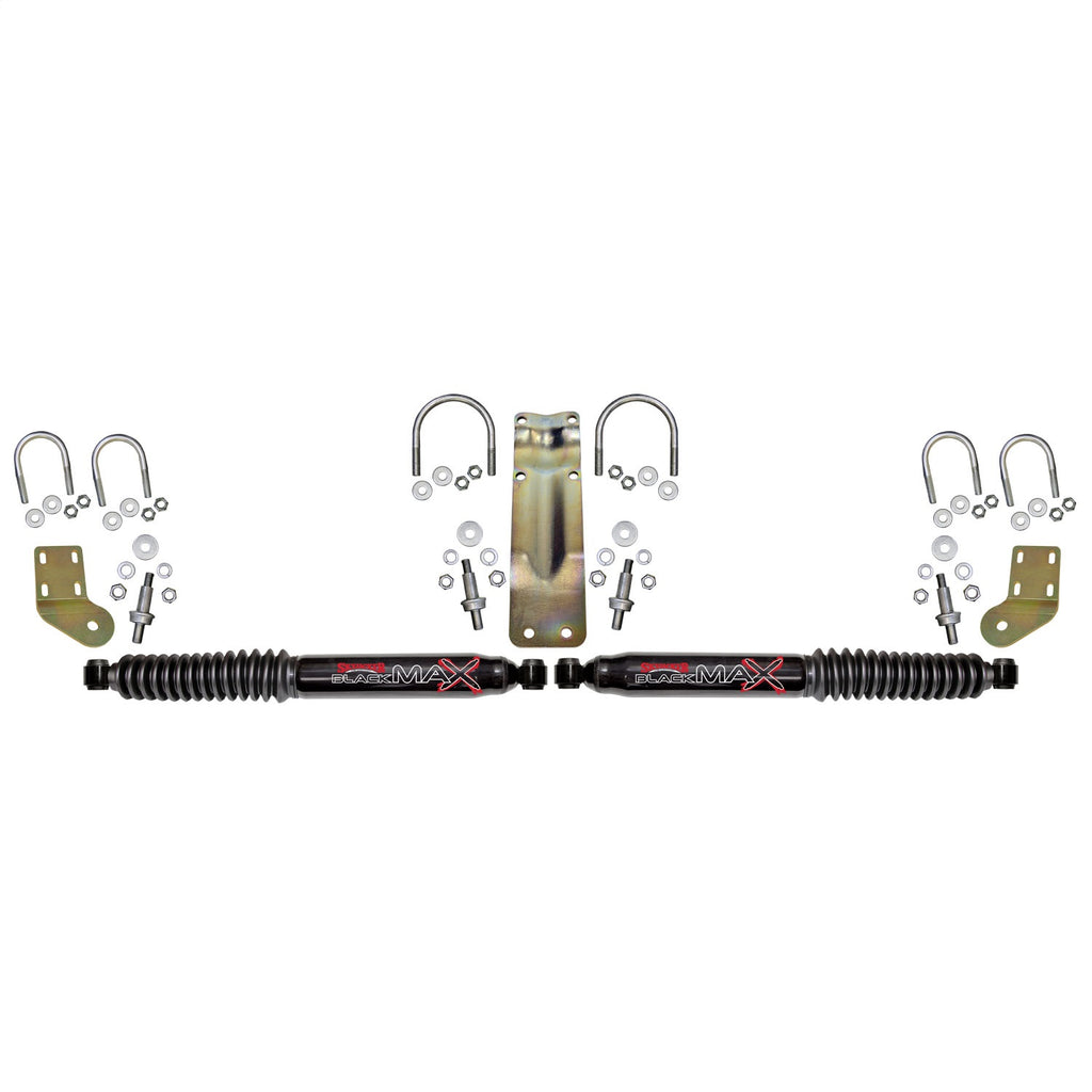 Skyjacker 8253 Black MAX Dual Stabilizer Kit With Black Cylinders and Black Boots. for Select Ford F-250 Super Duty, Ford F-350 Super Duty