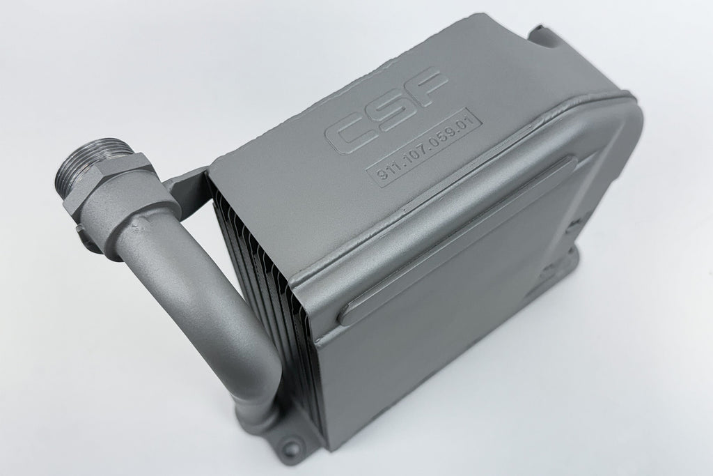 CSF Cooling - Racing & High Performance Division 8260 Porsche 914-6 OEM+/High-Performance Engine Oil Cooler for Select Porsche 914
