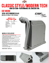 Load image into Gallery viewer, CSF Cooling - Racing &amp; High Performance Division 8260 Porsche 914-6 OEM+/High-Performance Engine Oil Cooler for Select Porsche 914