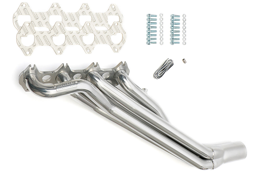 Hedman Hedders 82716 Silver Stainless Long-Tube Headers For 2005-10 Ford Mustang GT 4.6L (3V) for Select Ford Mustang