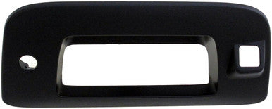 Dorman - HELP 82777 Tailgate Handle Bezel Smooth Black With Keyhole And Camera Hole