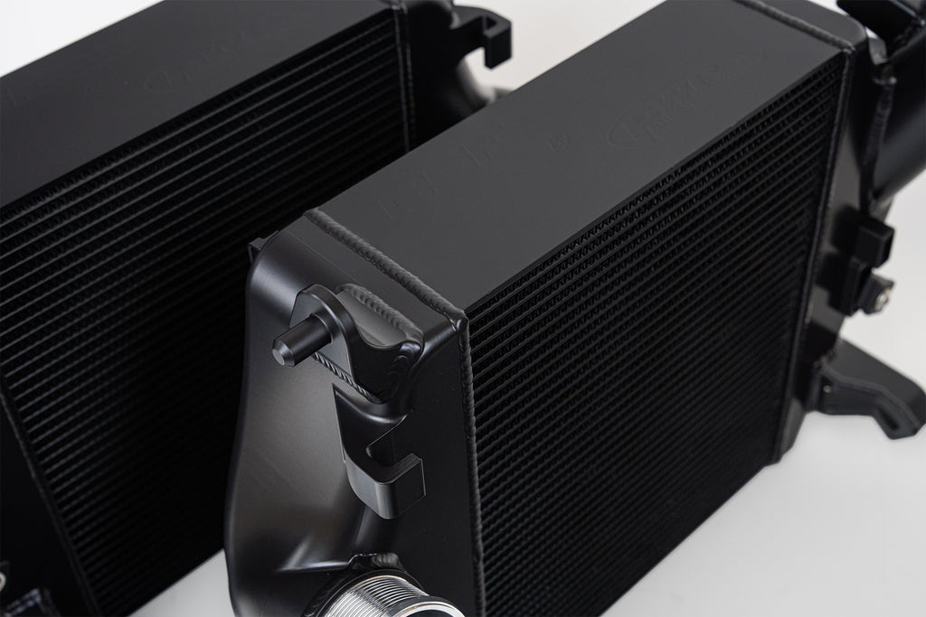 CSF Cooling - Racing & High Performance Division 8280B Audi SQ7 / SQ8 Twin Intercooler Set - Thermal Dispersion Black for Select Audi SQ7, Audi SQ8