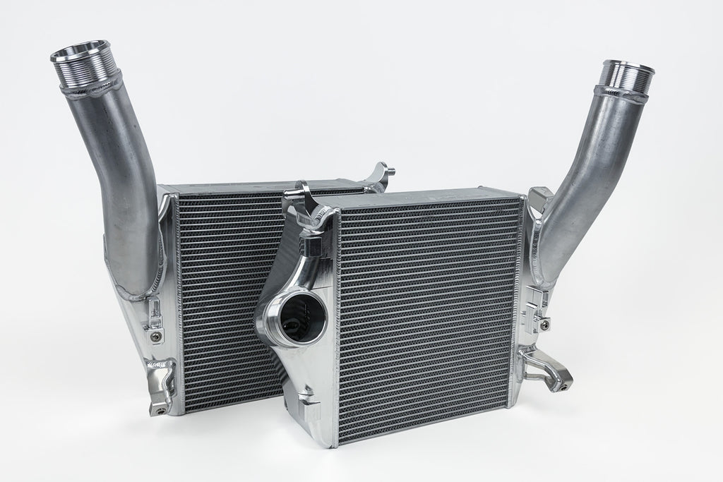 CSF Cooling - Racing & High Performance Division 8280 Audi SQ7 / SQ8 Twin Intercooler Set - Raw Billet for Select Audi SQ7, Audi SQ8