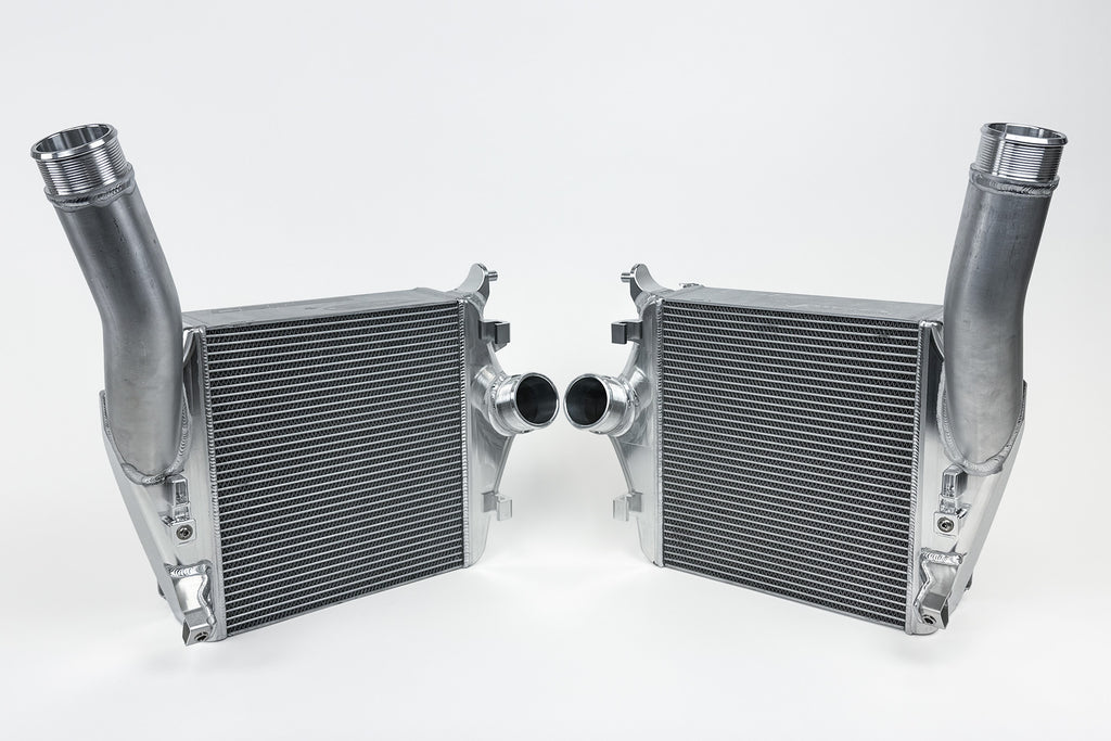 CSF Cooling - Racing & High Performance Division 8280 Audi SQ7 / SQ8 Twin Intercooler Set - Raw Billet for Select Audi SQ7, Audi SQ8