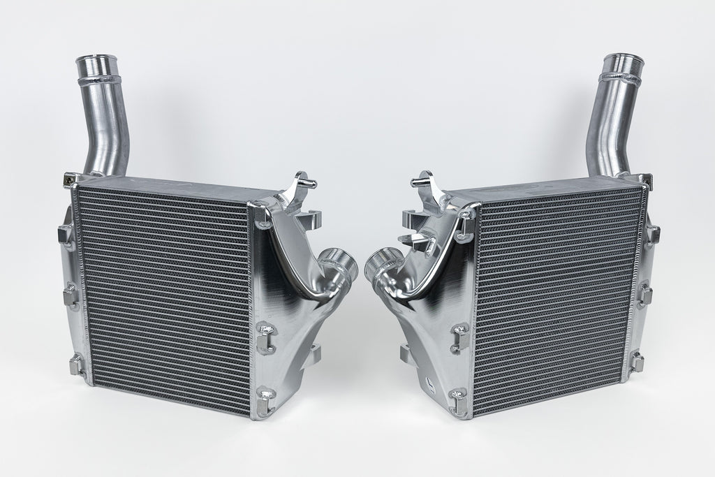 CSF Cooling - Racing & High Performance Division 8280 Audi SQ7 / SQ8 Twin Intercooler Set - Raw Billet for Select Audi SQ7, Audi SQ8