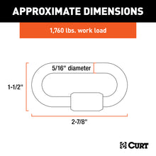 Load image into Gallery viewer, CURT 82900 5/16" Quick Link (8,800 lbs. Breaking Strength)