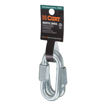 Load image into Gallery viewer, CURT 82903 5/16" Quick Links (8,800 lbs. Breaking Strength, 2-Pack)