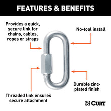 Load image into Gallery viewer, CURT 82932 1/2" Quick Link (16,500 lbs. Breaking Strength)