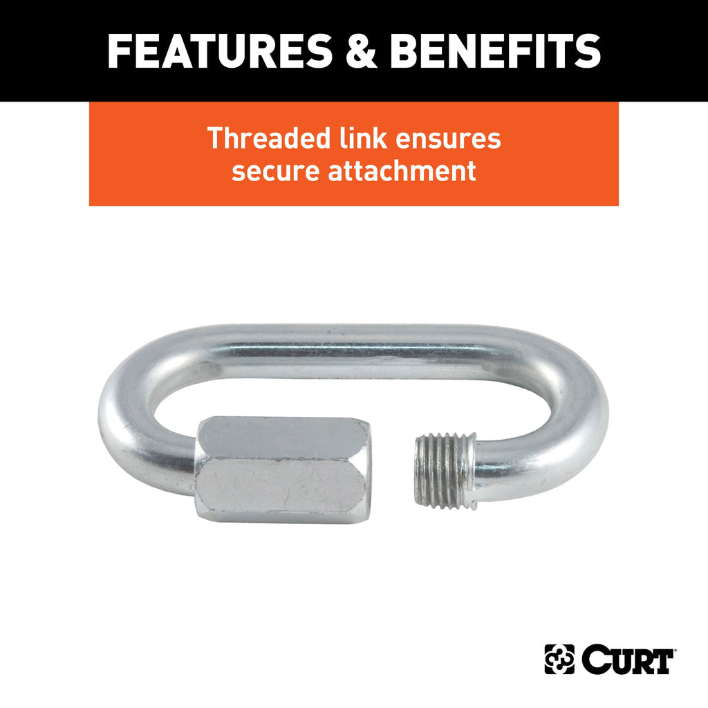 CURT 82932 1/2" Quick Link (16,500 lbs. Breaking Strength)