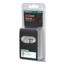 Load image into Gallery viewer, CURT 82933 3/8" Quick Link (11,000 lbs. Breaking Strength, Packaged)