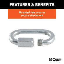 Load image into Gallery viewer, CURT 82934 7/16in. Quick Link (13;200 lbs. Breaking Strength; Packaged) - Truck Part Superstore