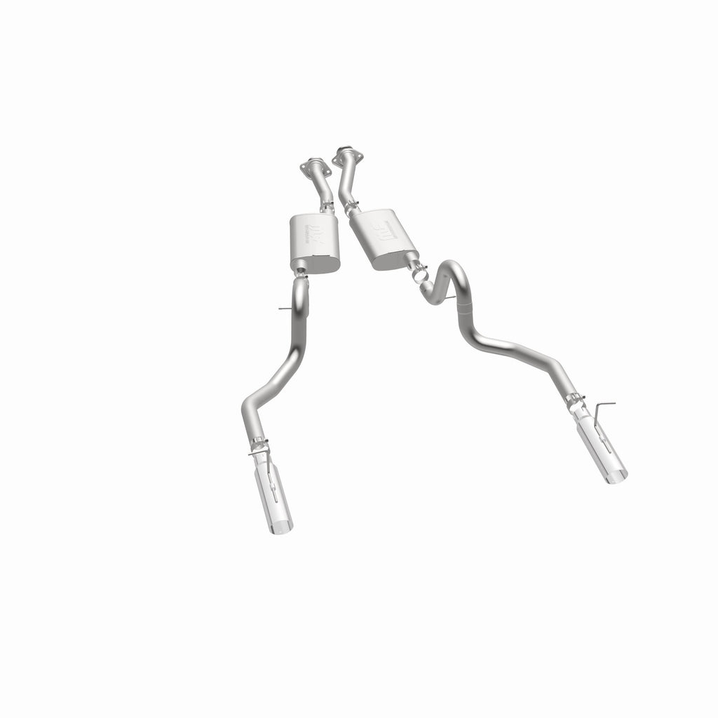 MagnaFlow Exhaust Products 15638 Street Series Polished Cat-Back System for Select Ford Mustang