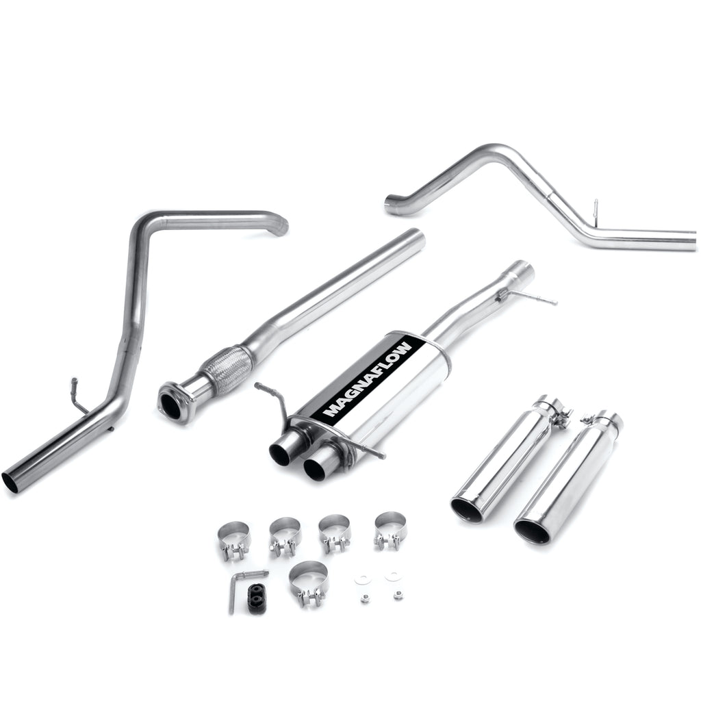 MagnaFlow Exhaust Products 16741 Street Series Polished Cat-Back System for Select Chevrolet Silverado 1500, GMC Sierra