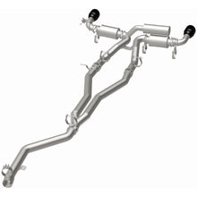 Load image into Gallery viewer, MagnaFlow Exhaust Products 19707 SPEQ Series Black Chrome Cat-Back System for Select Toyota GR Supra